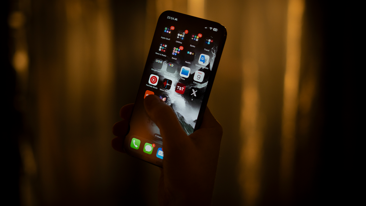 Person using cell phone