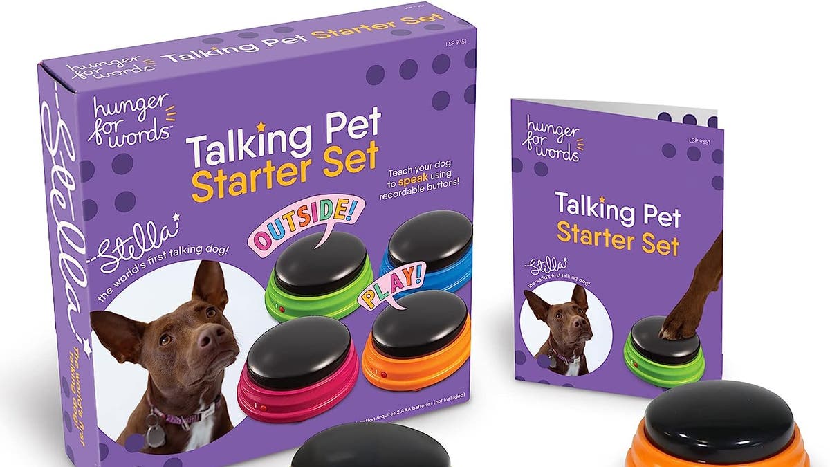 Teach your dog communication skills with this set