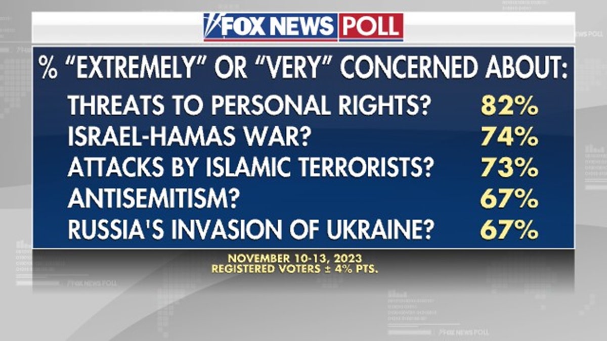 Fox News Poll on voters concerns