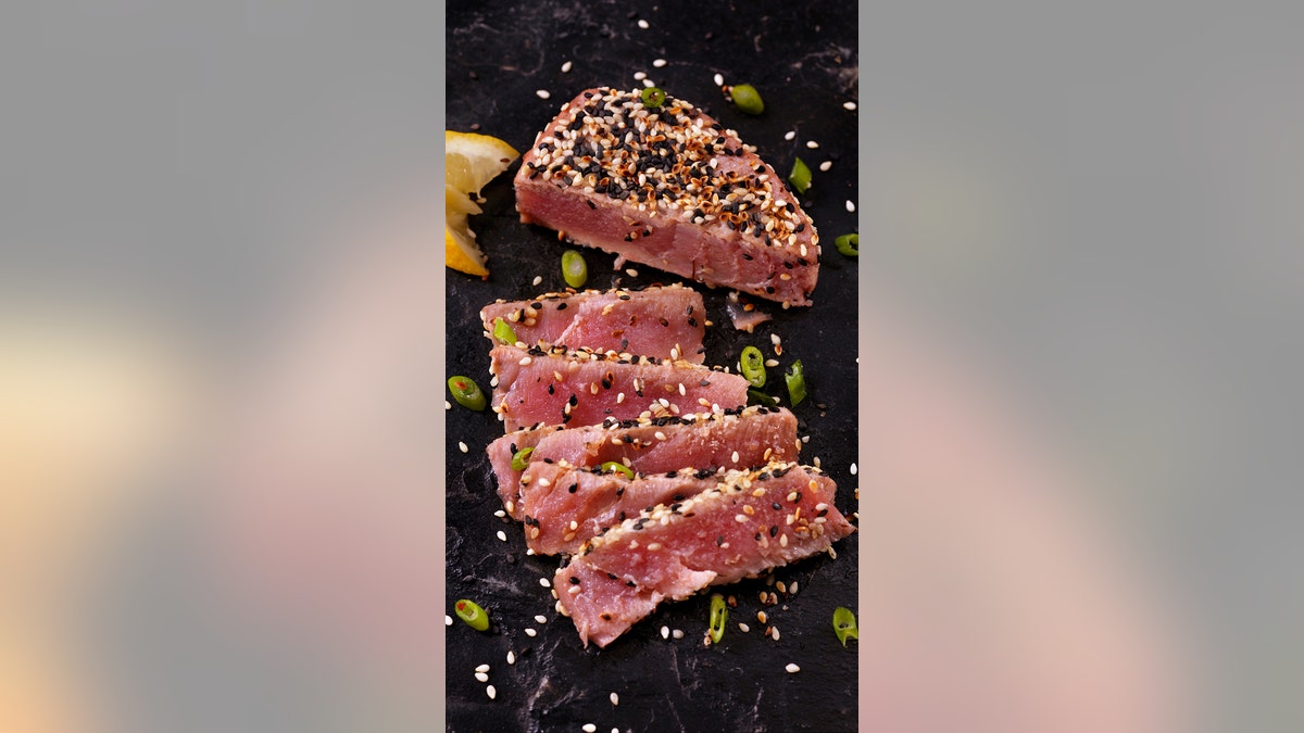 Sesame Crusted, Seared Tuna Fillet