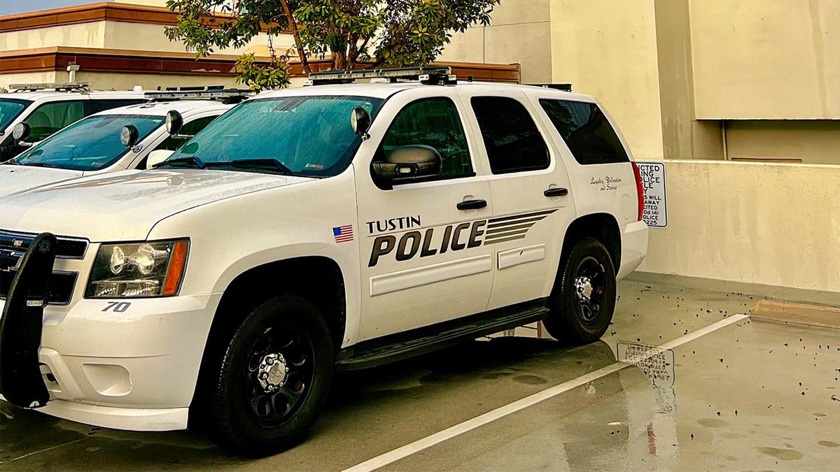 Tustin Police vehicle