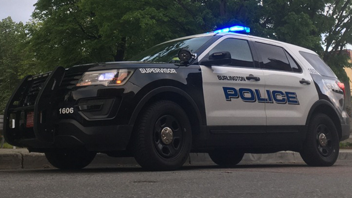 Burlington Police Department vehicle