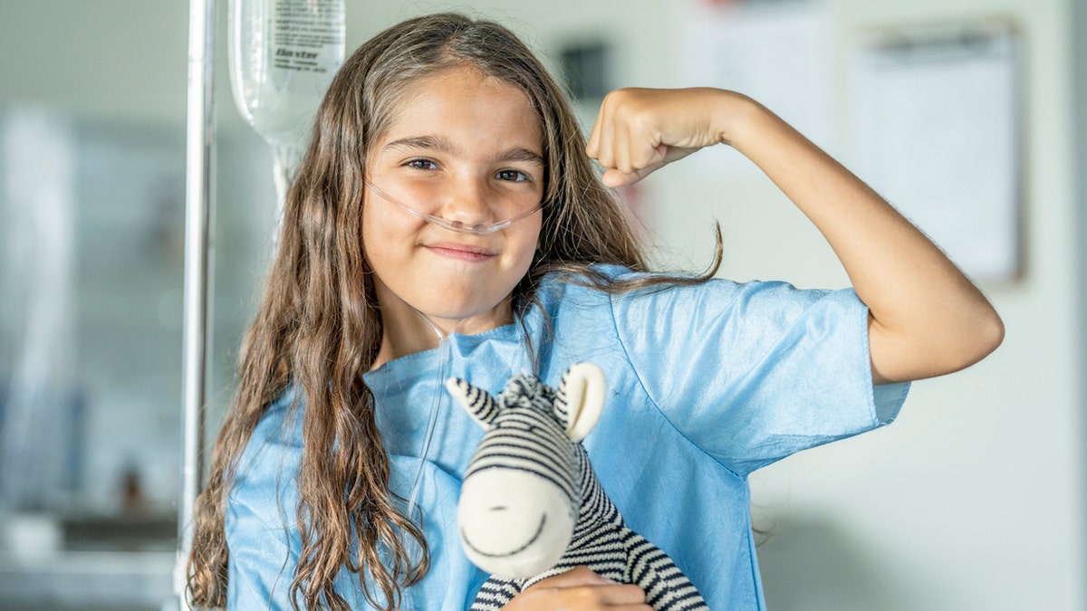 Young girl patient