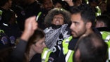Protester arrested