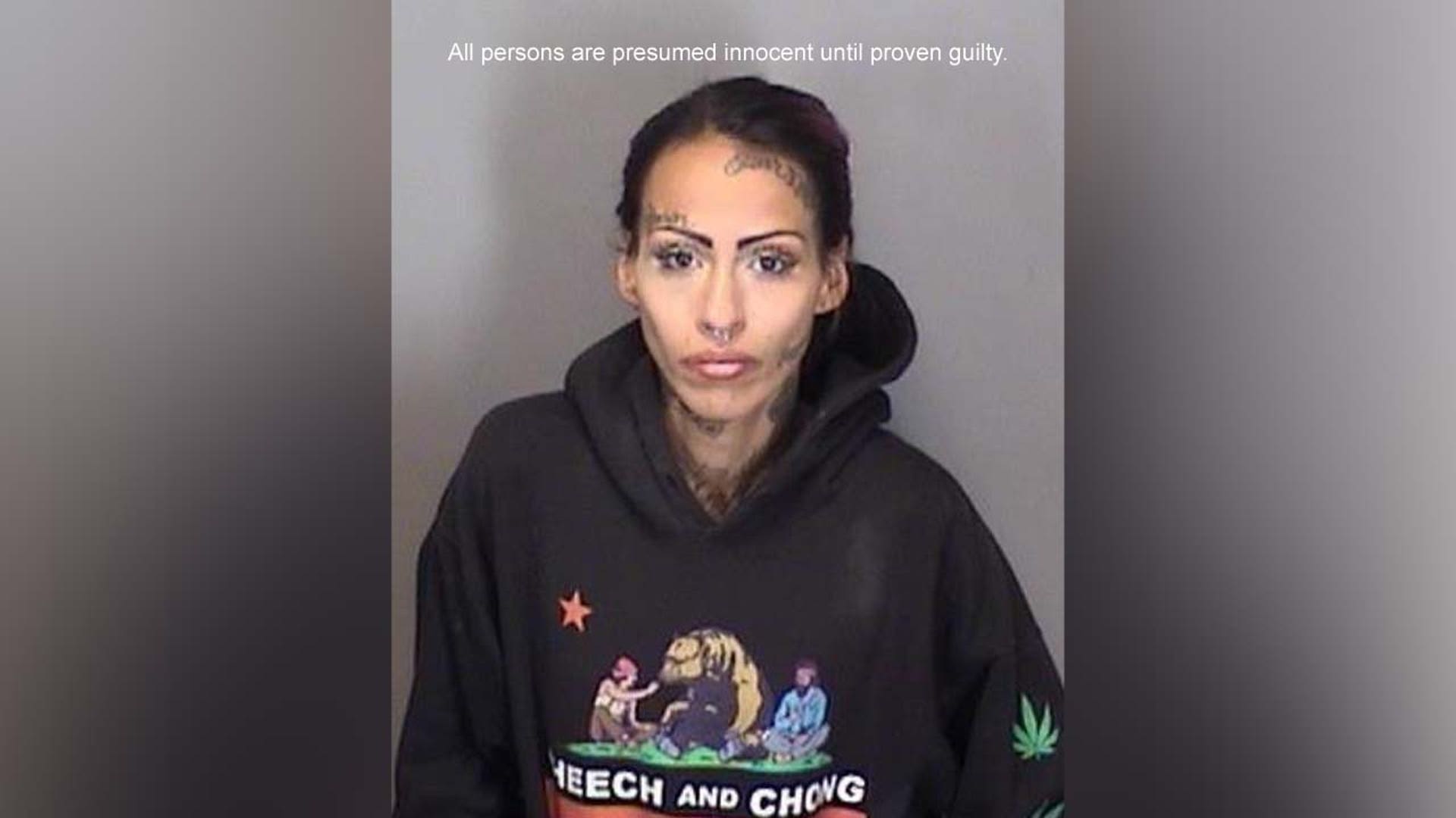 A mugshot of Victoria Esparza