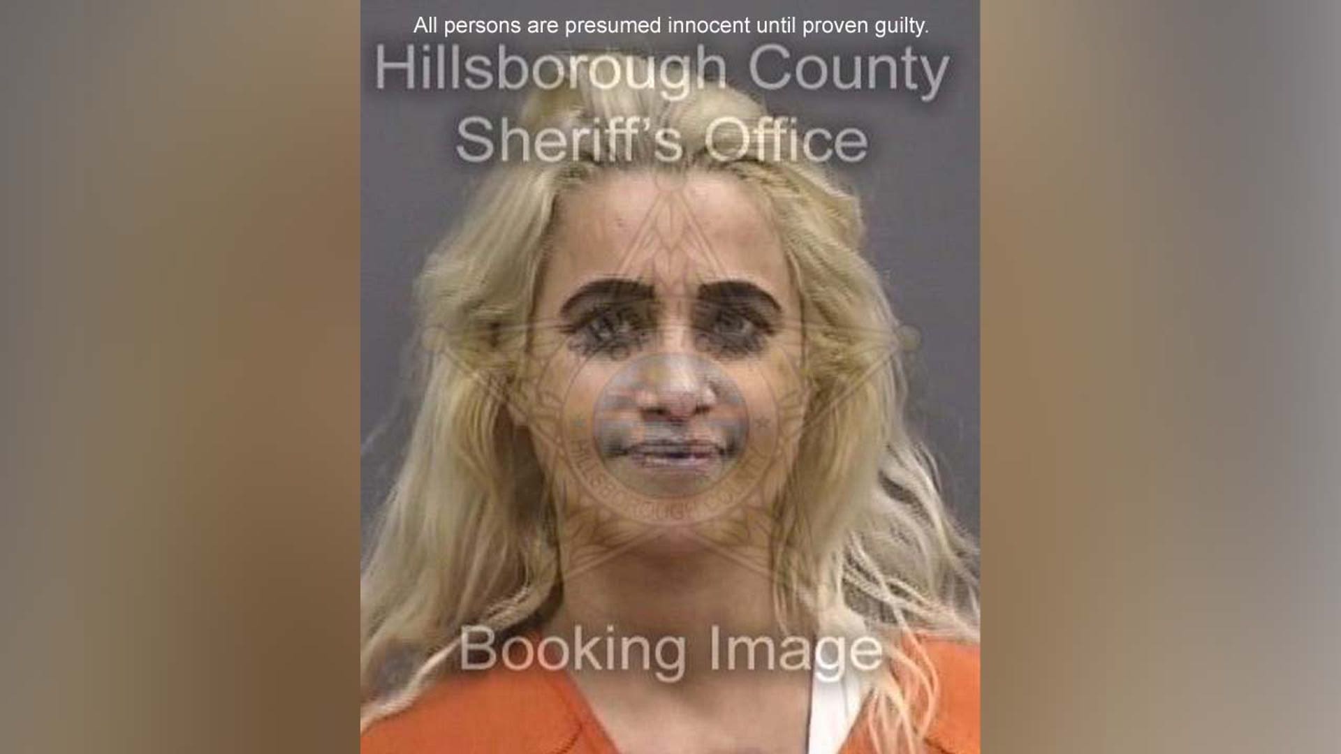 A mugshot of Andrea Annie
