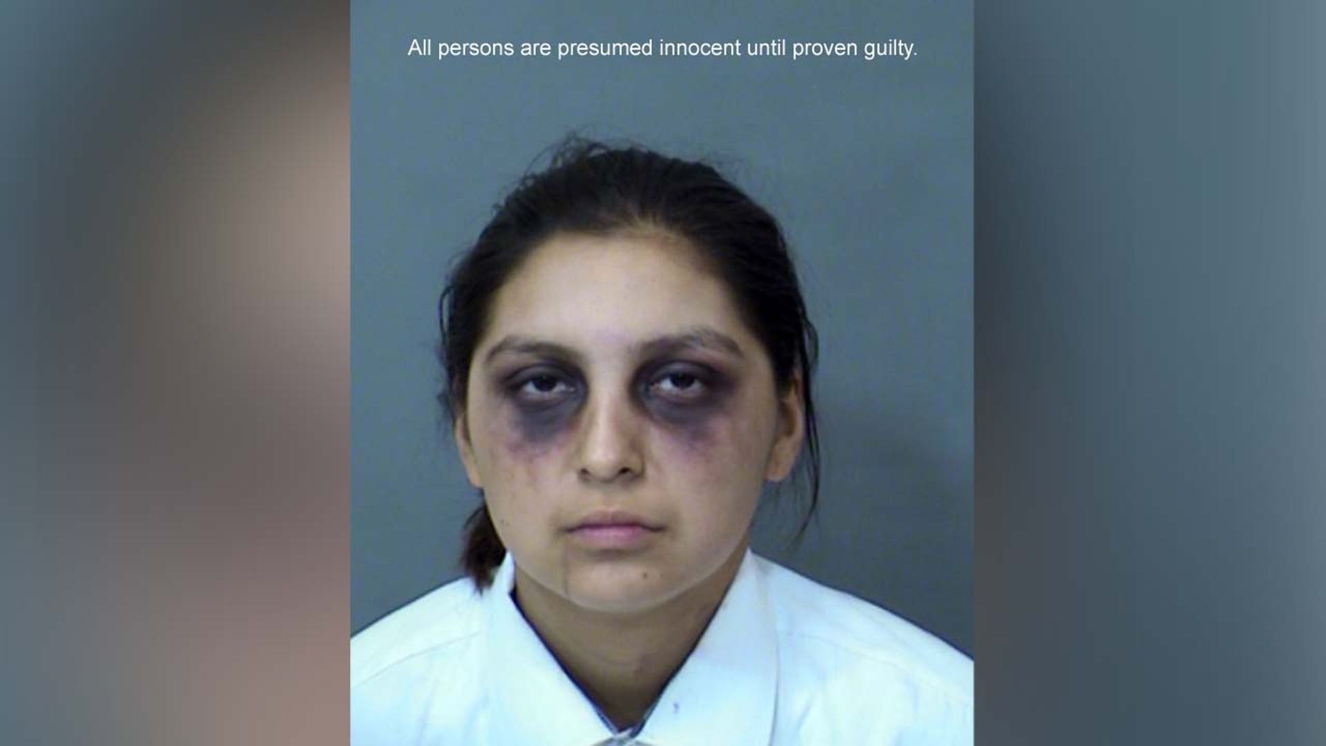 A mugshot of Megan Fahnholz