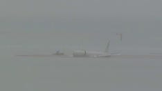 Military aircraft overshoots runway, floats in Hawaii's Kaneohe Bay: officials