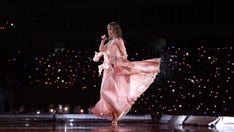 Taylor Swift gets emotional on stage performing song 'Bigger Than the Whole Sky' after fan's death