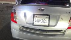 Homemade license plate on stolen car leads to California woman's arrest