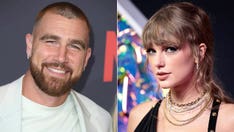 Taylor Swift runs to kiss Travis Kelce after he attends her second Eras show in Argentina