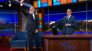 David Letterman blasts ‘lying weasels’ at CBS over Stephen Colbert cancelation