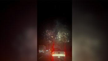 WATCH: Canadian sky lights up after truck collides with semi-truck carrying fireworks