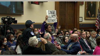 Anti-Israel protesters interrupt Jewish students testifying before Congress on college antisemitism