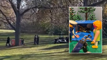 Golfers topple porta-potty to dump suspected car thief after wild police chase caught on video