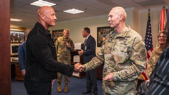 Dwayne 'The Rock' Johnson visits Capitol Hill to help boost military recruitment
