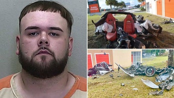 Correctional worker arrested after street-racing crash that injured Corvette driver, ripped car apart