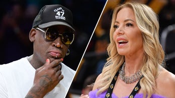 Lakers owner Jeanie Buss addresses Dennis Rodman's claim that the two briefly dated