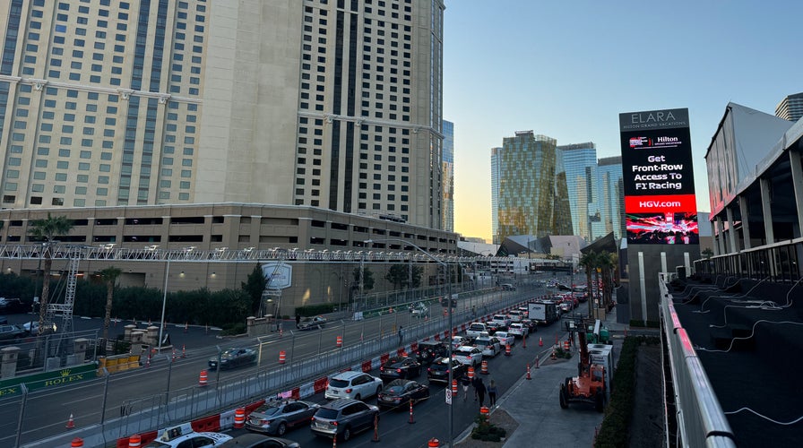 Formula 1 races to put finishing touches on Las Vegas GP 