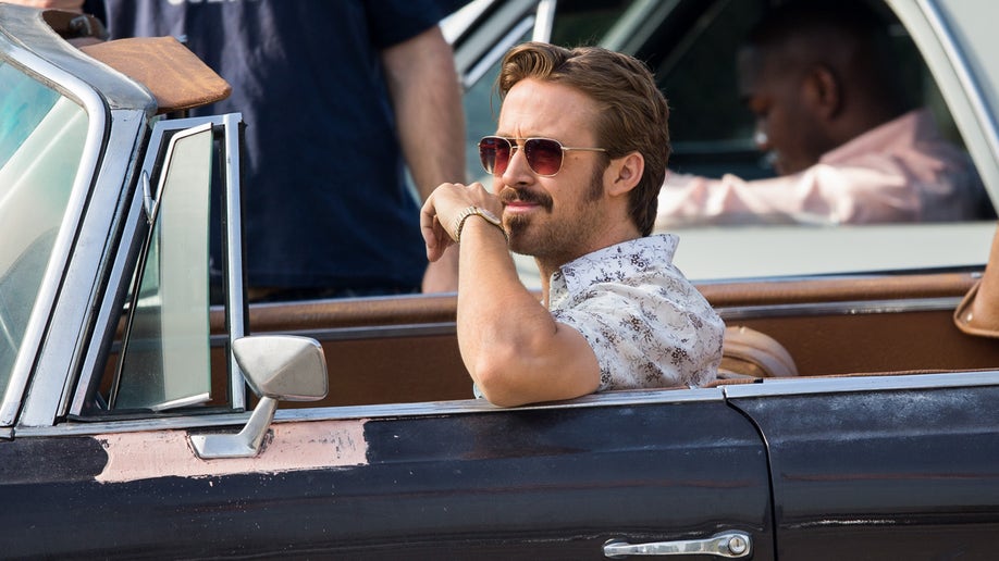 Ryan Gosling on the set of 'The Nice Guys'