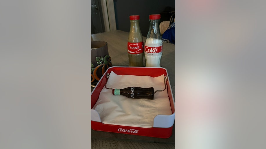 Coke napkin holder