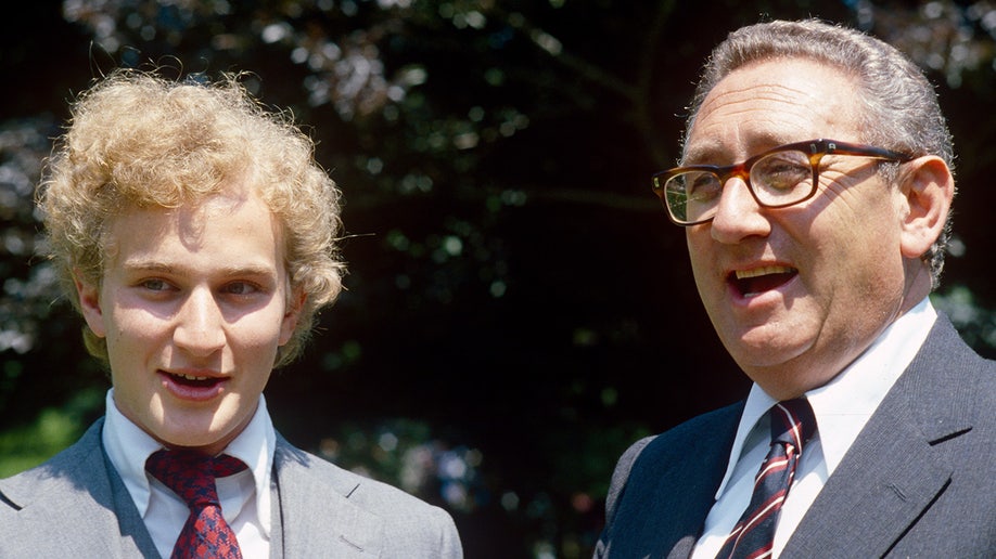Henry Kissinger and David Kissinger at graduation