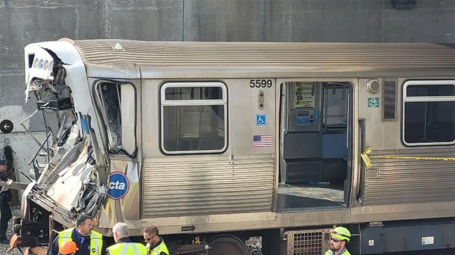 Chicago commuter train crashes into rail equipment, injures at least 19, 3 seriously, officials say