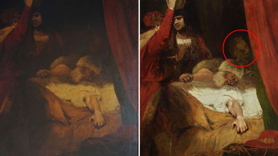Devil-like figure' lost in time uncovered in 230-year-old