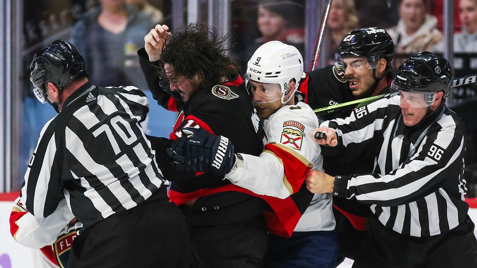 Brawl during NHL game results in unprecedented 10-minute penalties for  every player on the ice