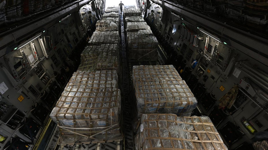 US military delivers first round of humanitarian for Gaza via Egypt