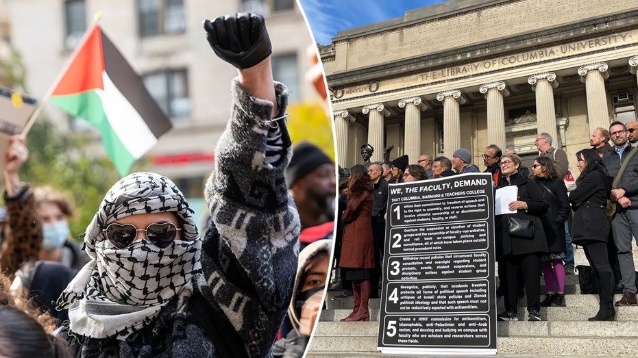 ‘Target on my back:’ Fear grips Jewish students as hundreds protest Columbia suspending Palestinian groups