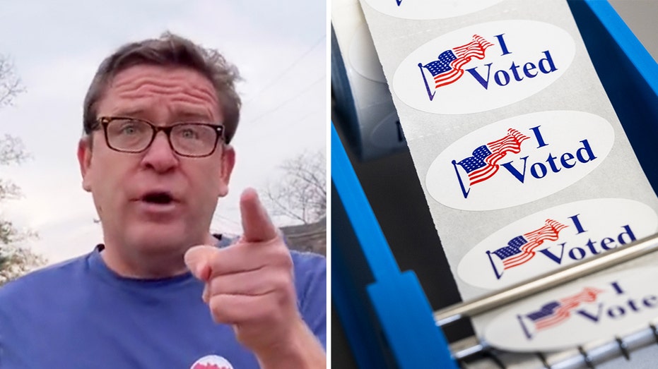 Finger-wagging Dem voter loses it on GOP poll worker in curse-laden rant: ‘Unhinged’