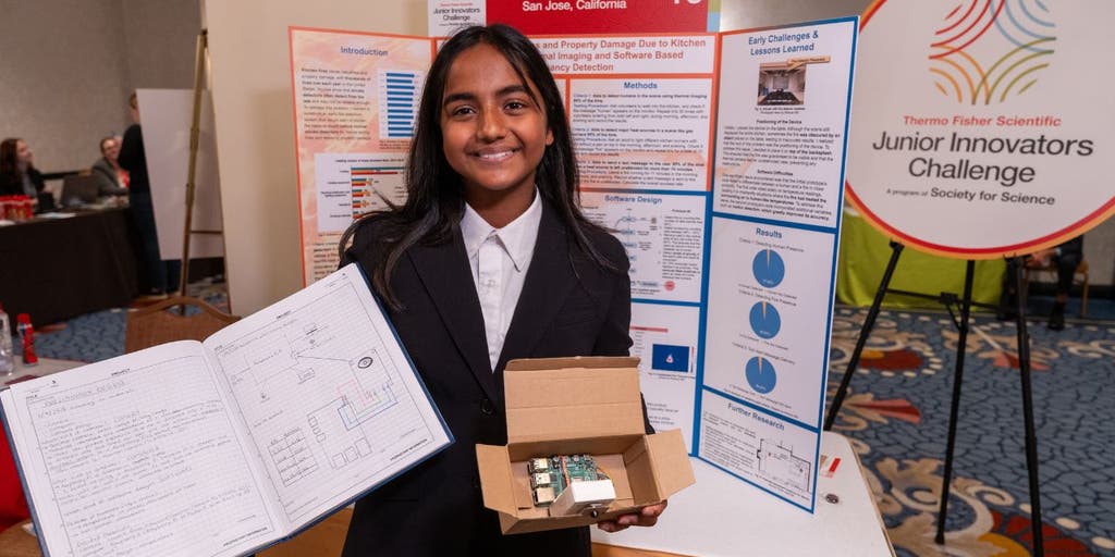 A 12-year-old girl invents a life-saving fire detector - Vimarsana News