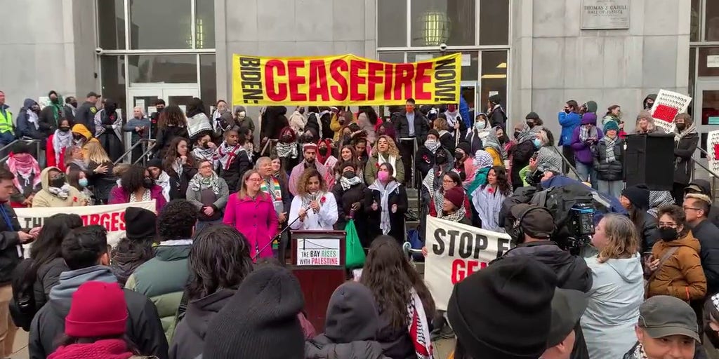 Pro-Palestinian supporters call for San Francisco DA to drop charges against the 'Bay Bridge 78' - Vimarsana News