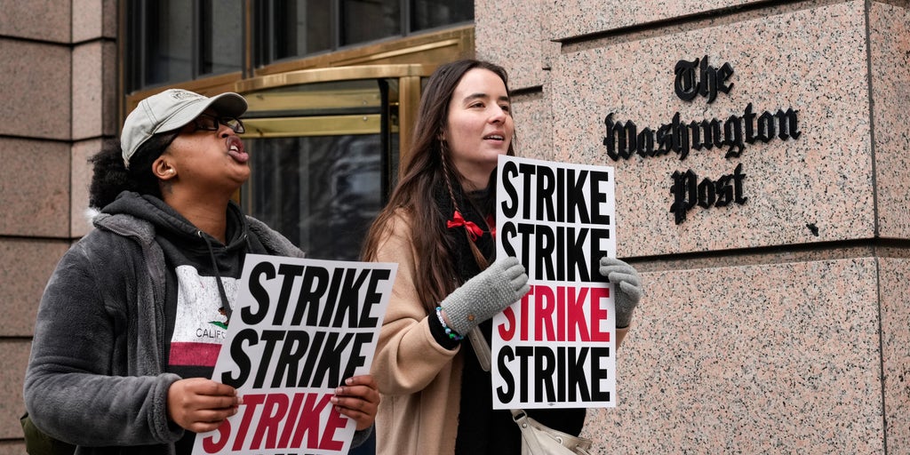 Washington Post strikers criticize owner Jeff Bezos during historic walk-out - Vimarsana News