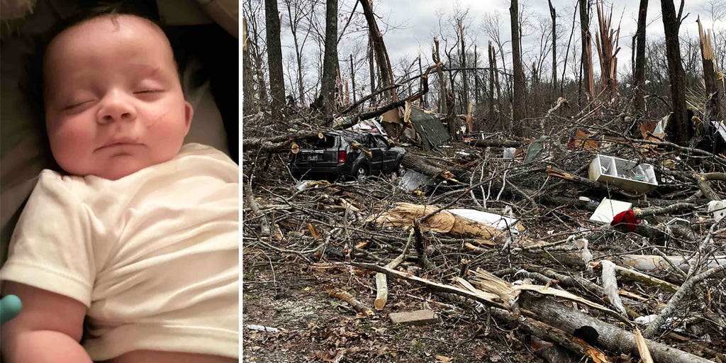 Baby swept away in Tennessee tornado found alive 'by the grace of God' in  unusual spot