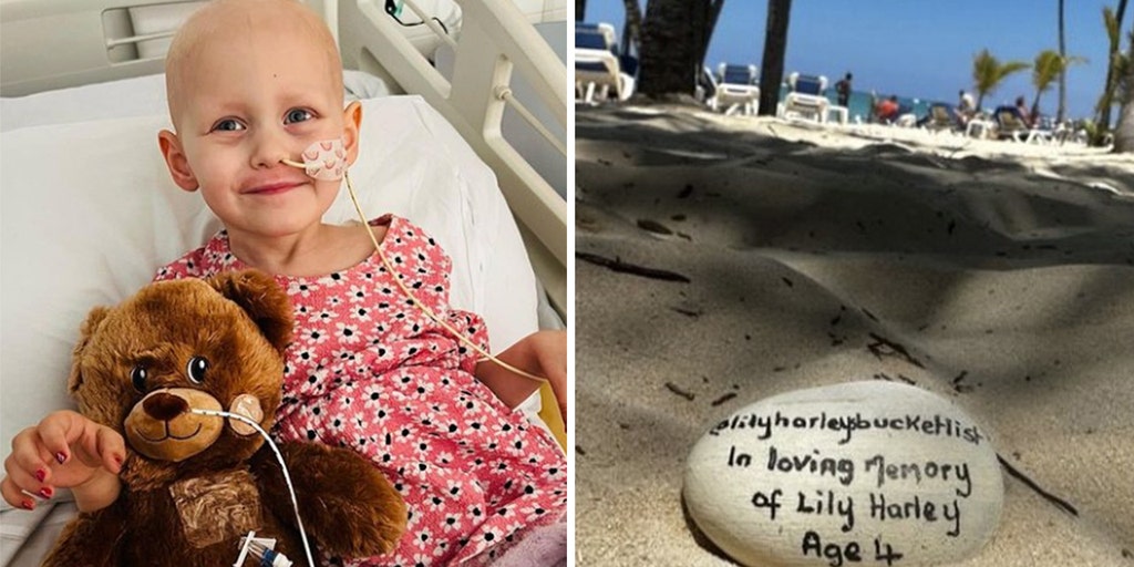 Parents honor late daughter by leaving rocks in over 55 locations after her dying wish to see a beach