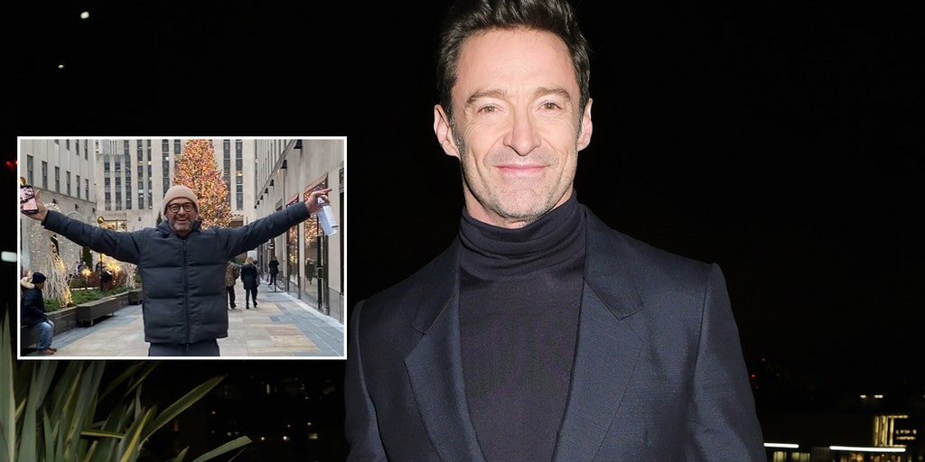 Hugh Jackman let off with a 'warning' after getting too close to the Christmas tree at Rockefeller Center - Vimarsana News