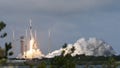 A SpaceX Falcon 9 rocket launches the third pair of O3b mPOWER satellites for Luxembourg-based company SES from pad 40 at Cape Canaveral Space Force Station in Cape Canaveral.