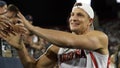 Arizona Wildcats alumni and honorary team captain Rob Gronkowski during a football game between the UCLA Bruins and the University of Arizona Wildcats on November 4, 2023 at Arizona Stadium in Tucson, AZ.