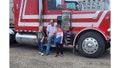 Missing truck driver David Schultz is photographed with his sons,