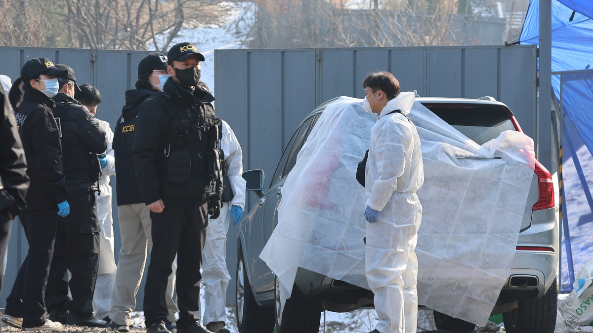 Members of the Korea Crime Scene Investigation team