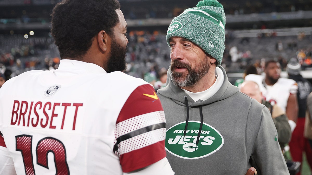 Aaron Rodgers and Jacoby Brissett