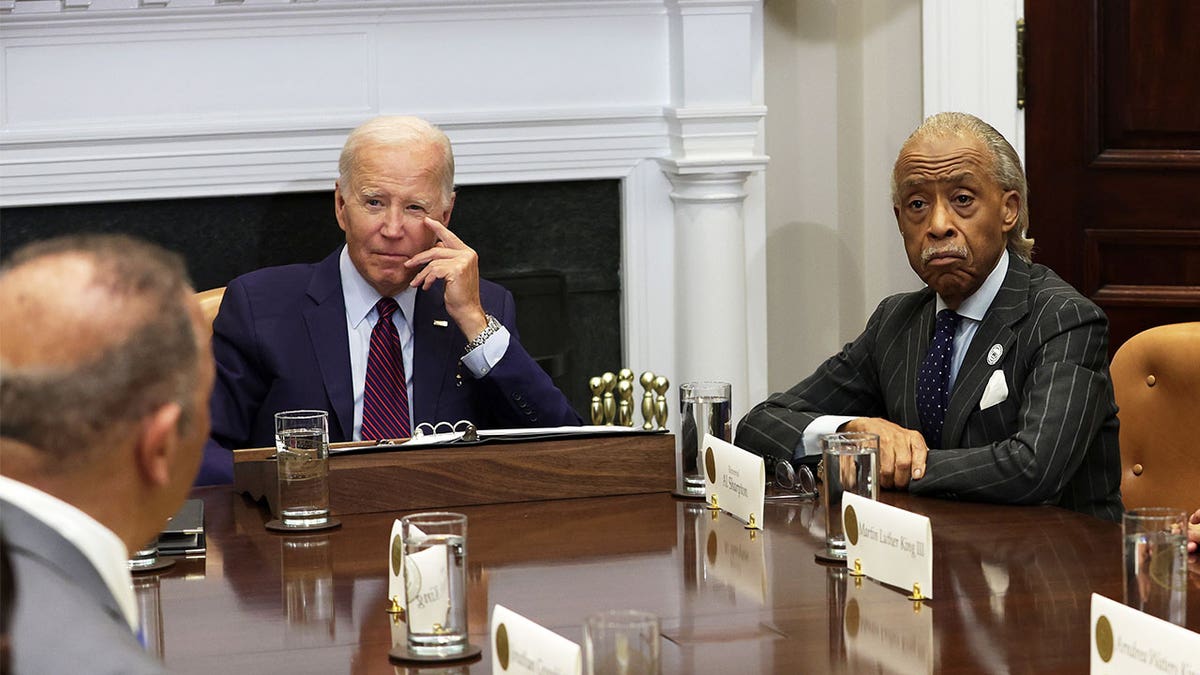 Al Sharpton and Joe Biden