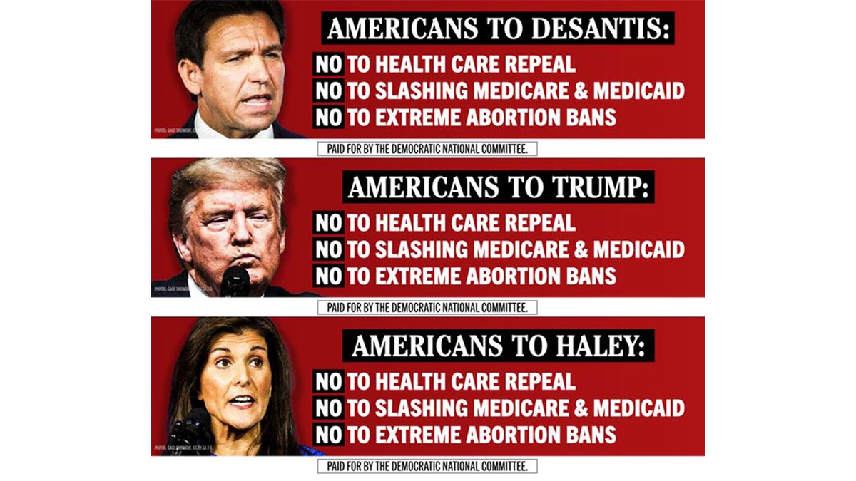 Democratic National Committee billboards