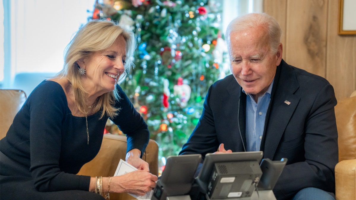 President Biden, First Lady Call Military Units To Extend Christmas ...