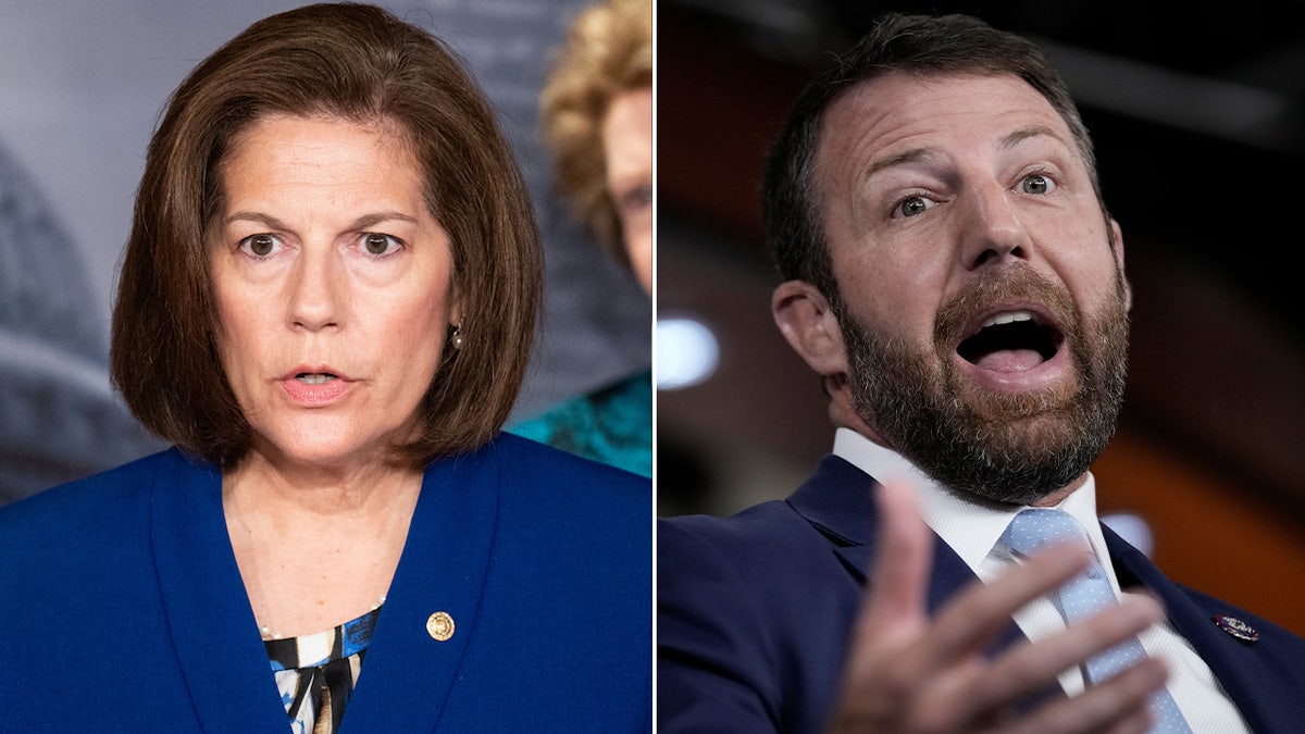 Sens. Catherine Cortez Masto, D-Nev., left, and Markwayne Mullin, R-Okla., right, introduced the Rare Earth Magnet Production Tax Credit Act on Thursday.