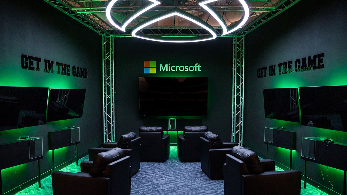 Microsoft Gaming Lounge in the CFB Hall of Fame