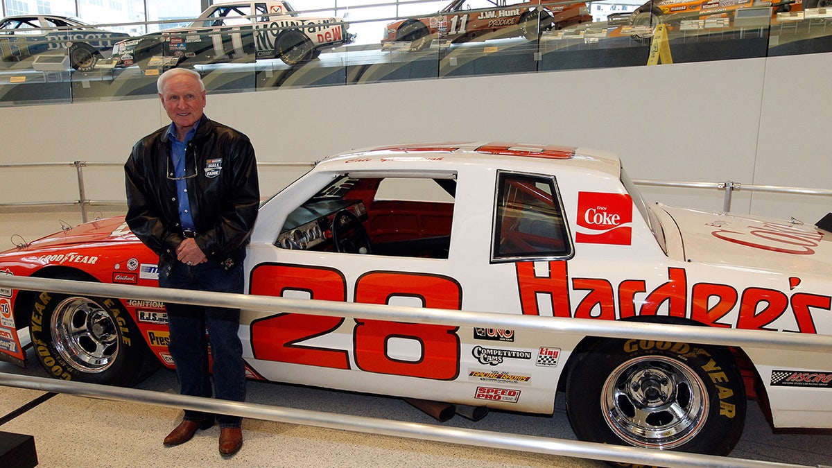 Cale Yarborough at the Hall of Fame
