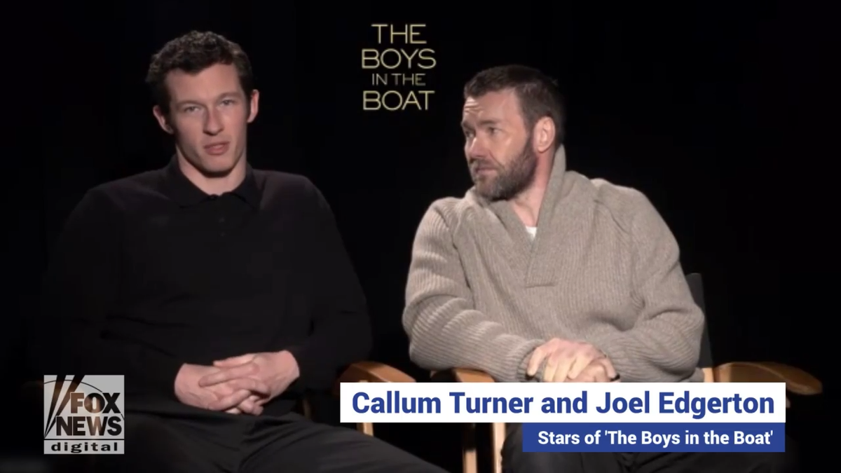 Actors Callum Turner and Joel Edgerton